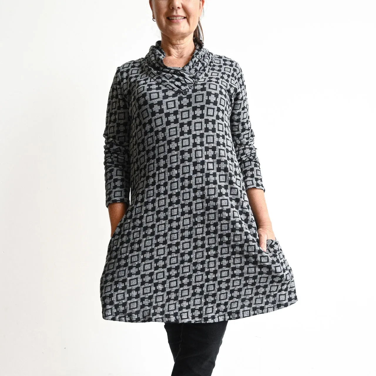 A-line Winter Tunic Top by Orientique Australia - Mozart - 22921