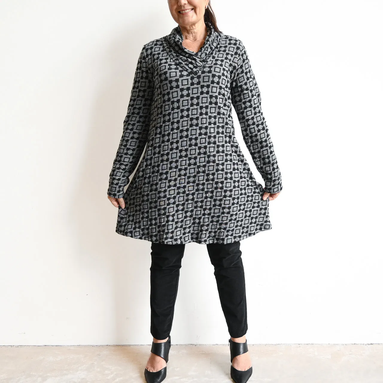 A-line Winter Tunic Top by Orientique Australia - Mozart - 22921