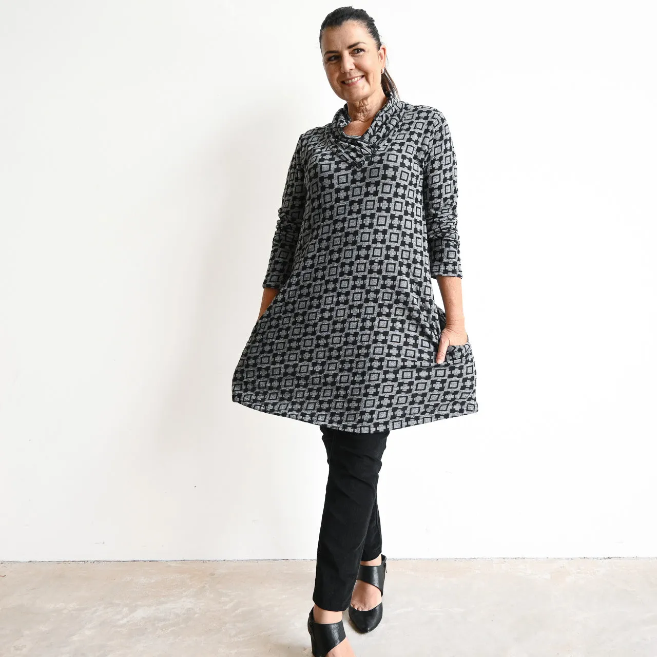 A-line Winter Tunic Top by Orientique Australia - Mozart - 22921