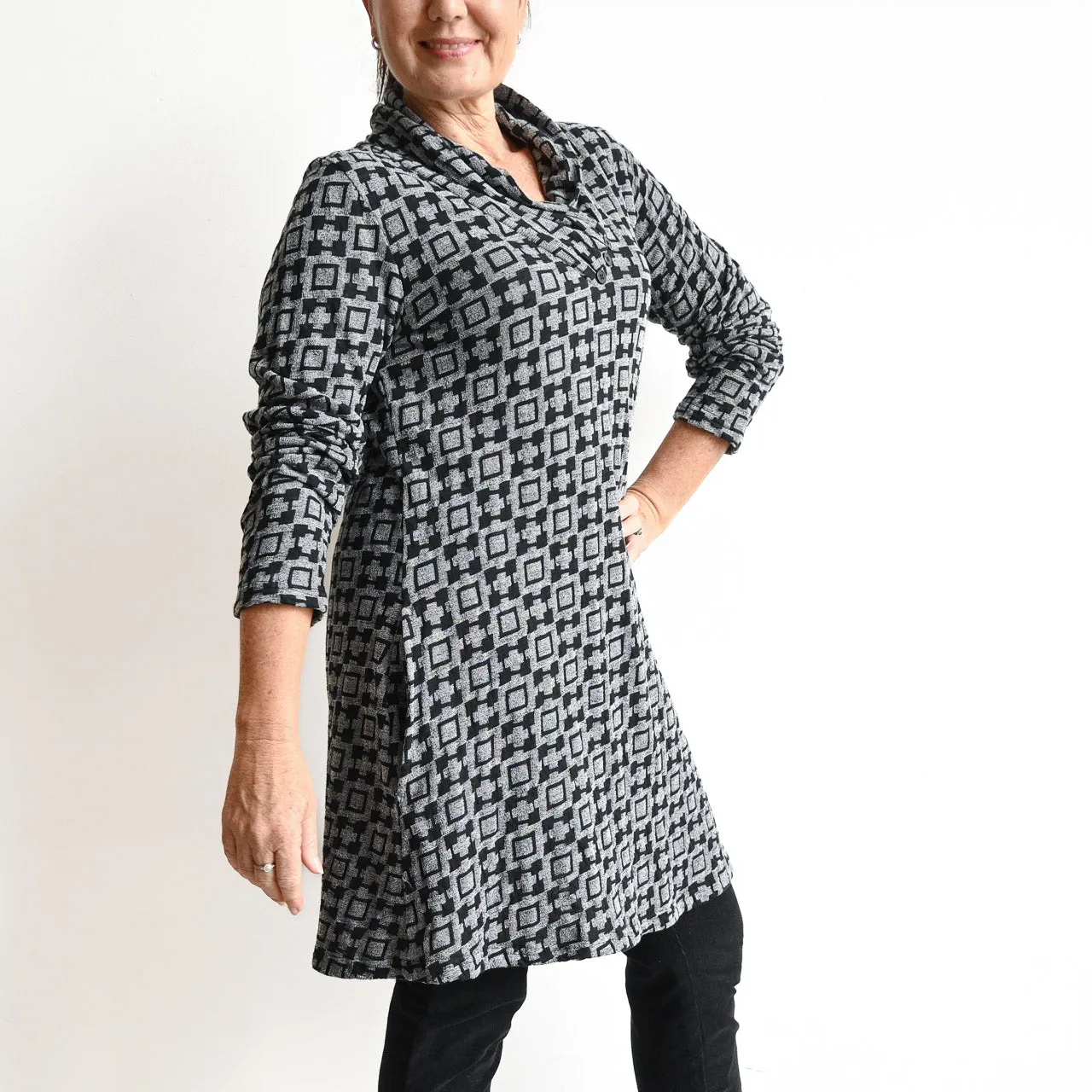 A-line Winter Tunic Top by Orientique Australia - Mozart - 22921