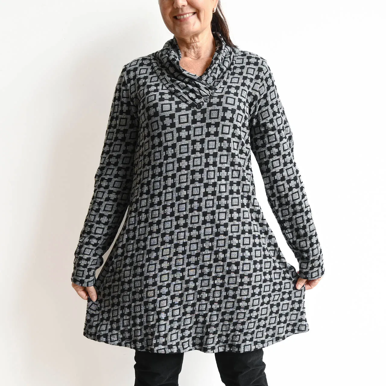 A-line Winter Tunic Top by Orientique Australia - Mozart - 22921