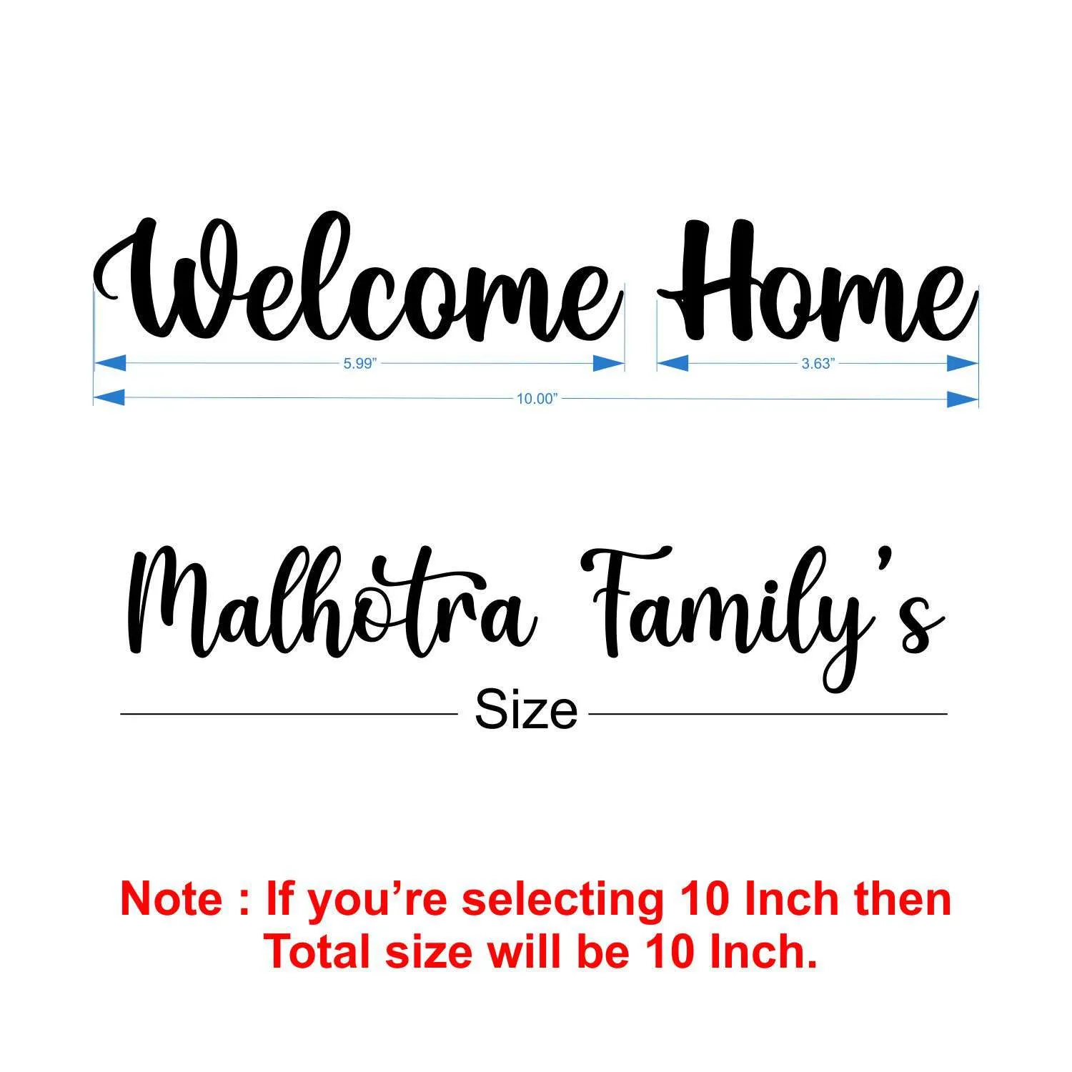 Acrylic Name Cutout Gujarati