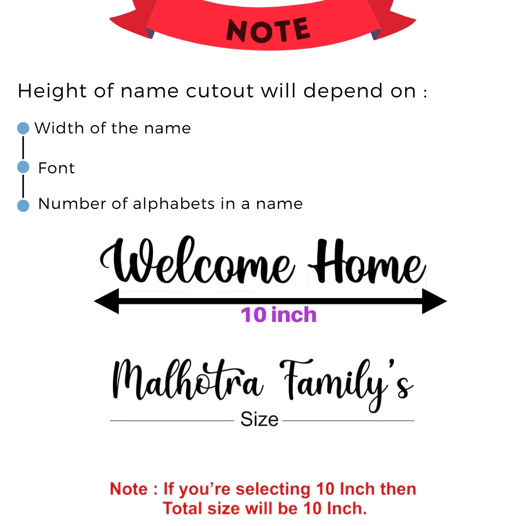 Acrylic Name Cutout