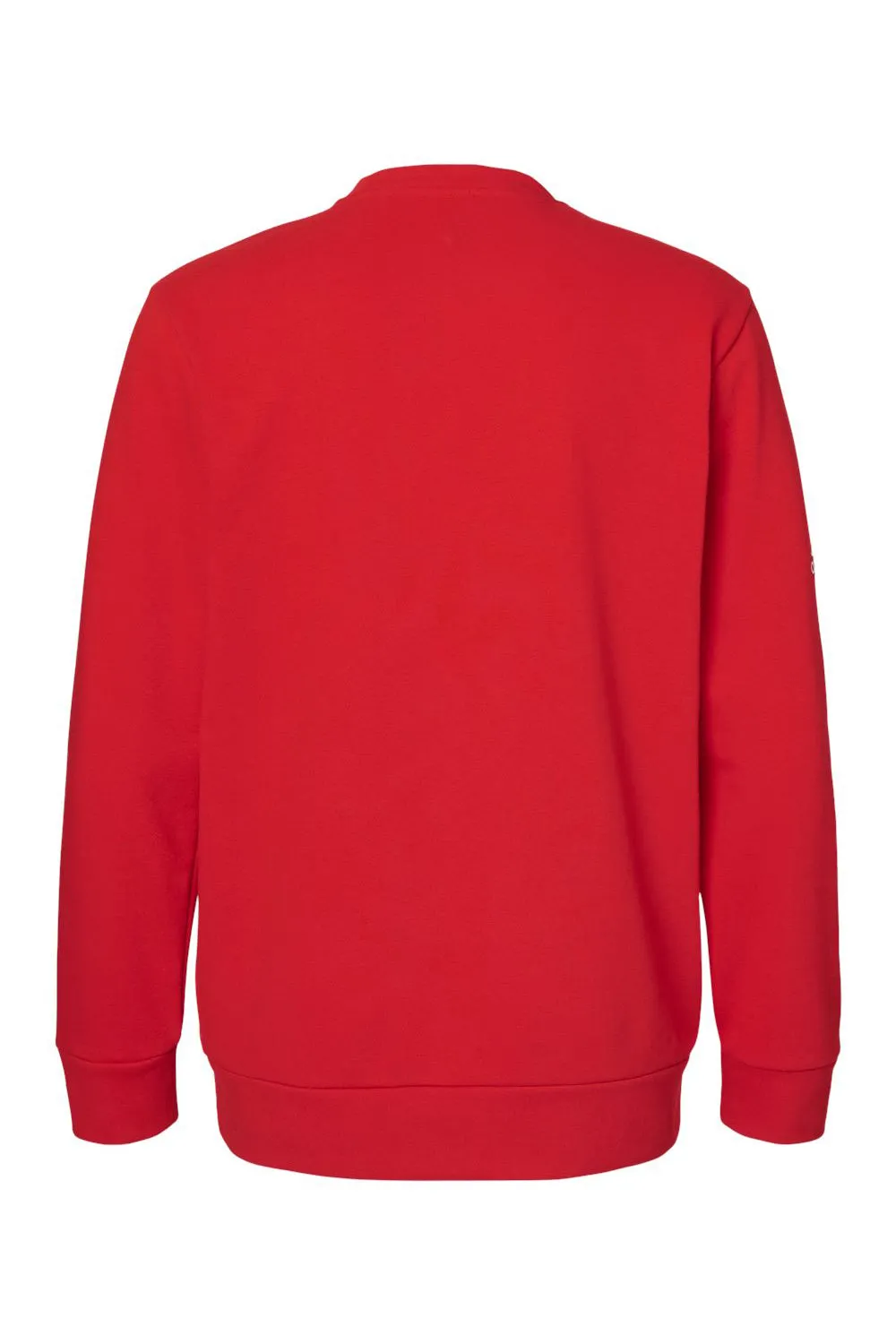 Adidas Mens Fleece Crewneck Sweatshirt - Red - NEW
