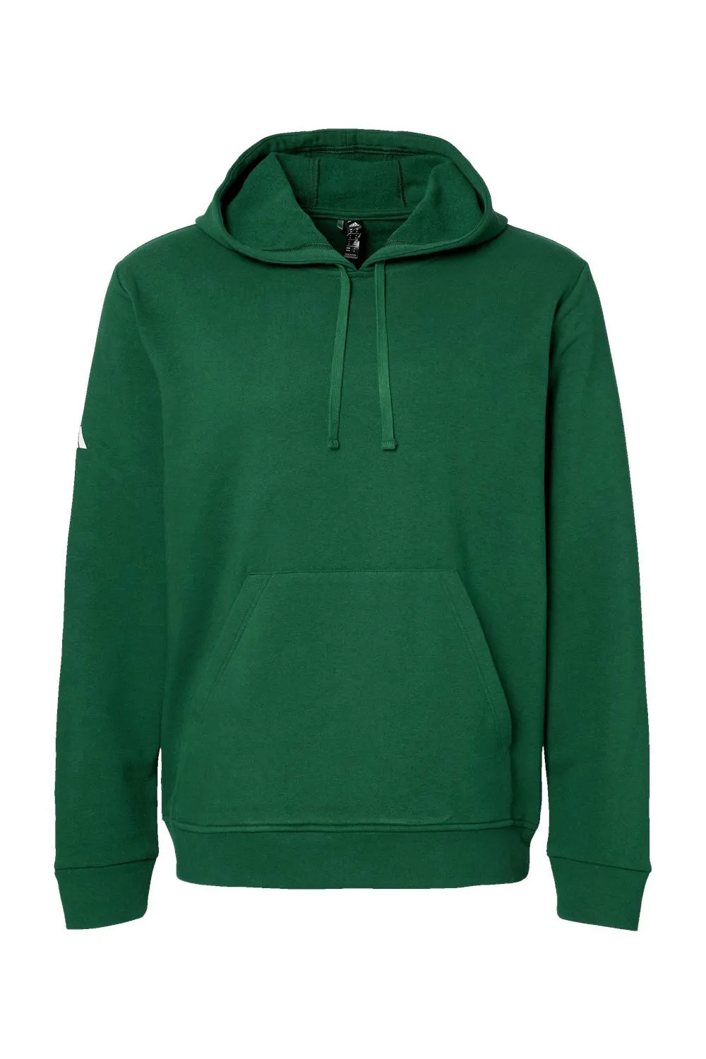 Adidas Mens Fleece Hooded Sweatshirt Hoodie - Collegiate Green - NEW