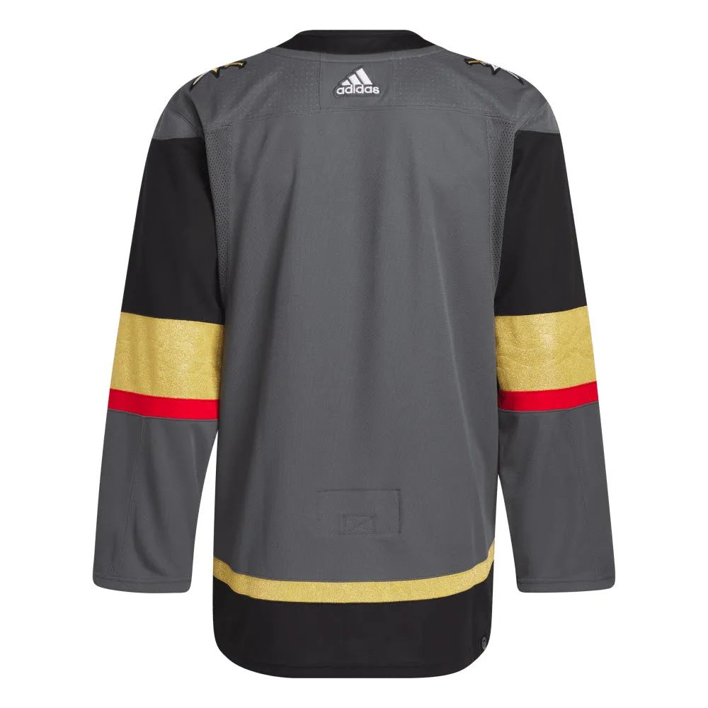 ADIDAS VEGAS GOLDEN KNIGHTS PRIME AUTHENTIC GREY JERSEY