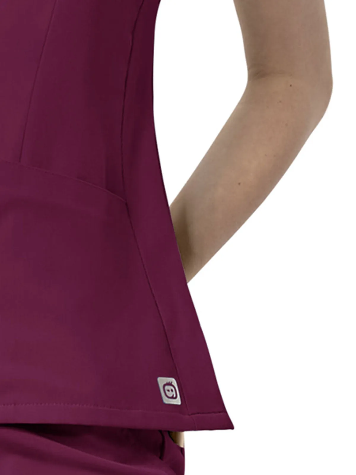 Aero - Women's Quarter Zip Notch Neck Top