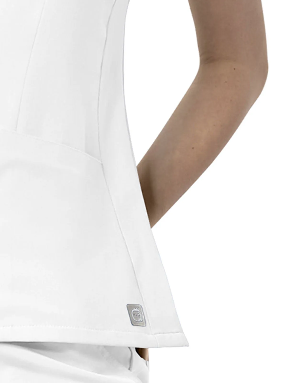 Aero - Women's Quarter Zip Notch Neck Top