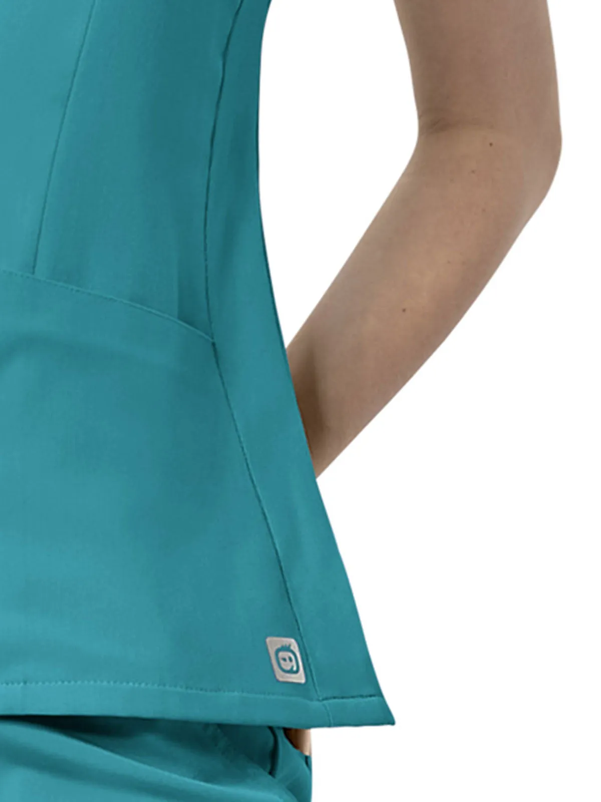 Aero - Women's Quarter Zip Notch Neck Top