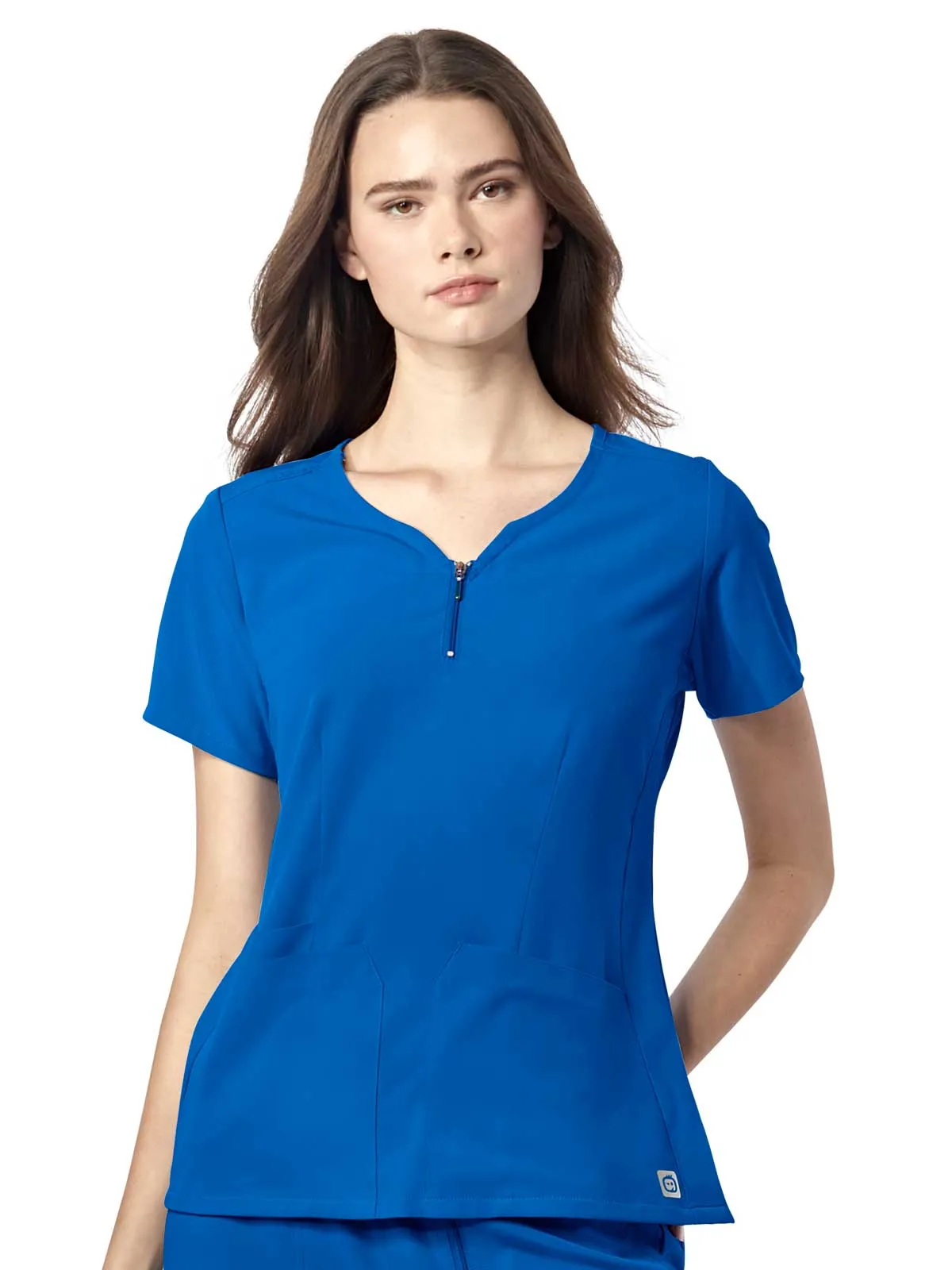 Aero - Women's Quarter Zip Notch Neck Top