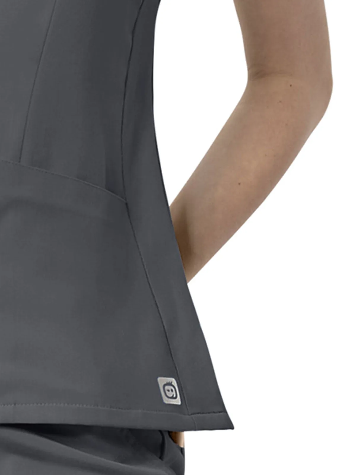 Aero - Women's Quarter Zip Notch Neck Top