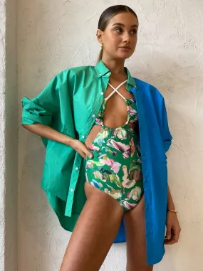 Alemais Arlo Cutout One Piece in Forrest