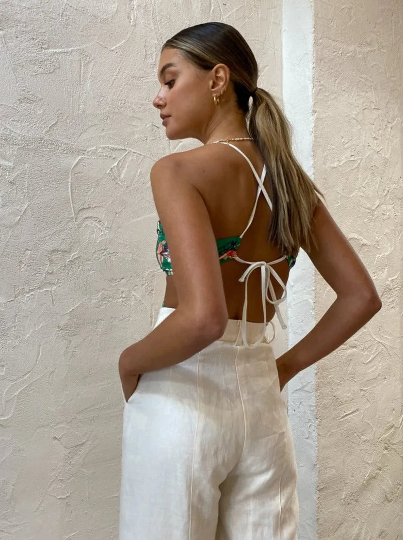 Alemais Arlo Cutout One Piece in Forrest