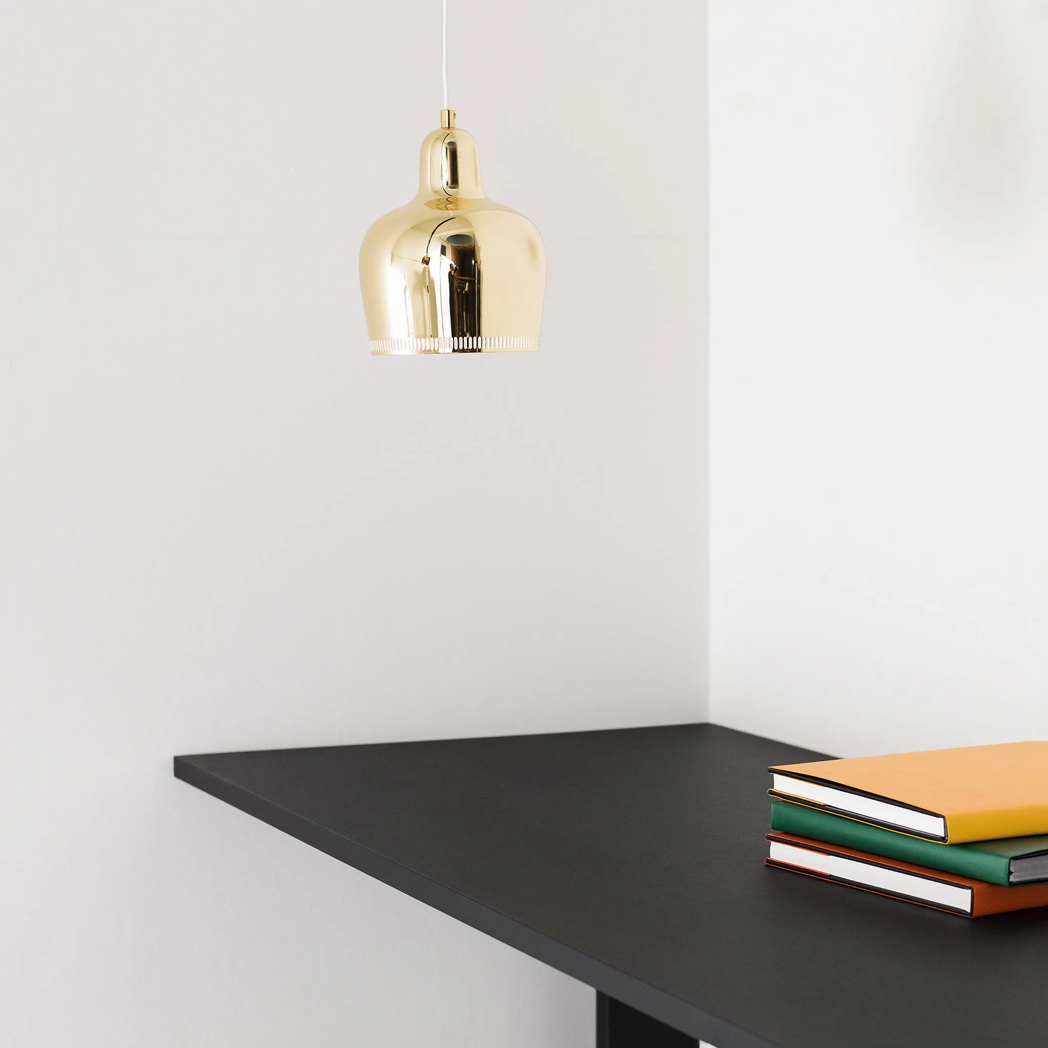 Artek Aalto Golden Bell A330S Pendant Light - Chrome