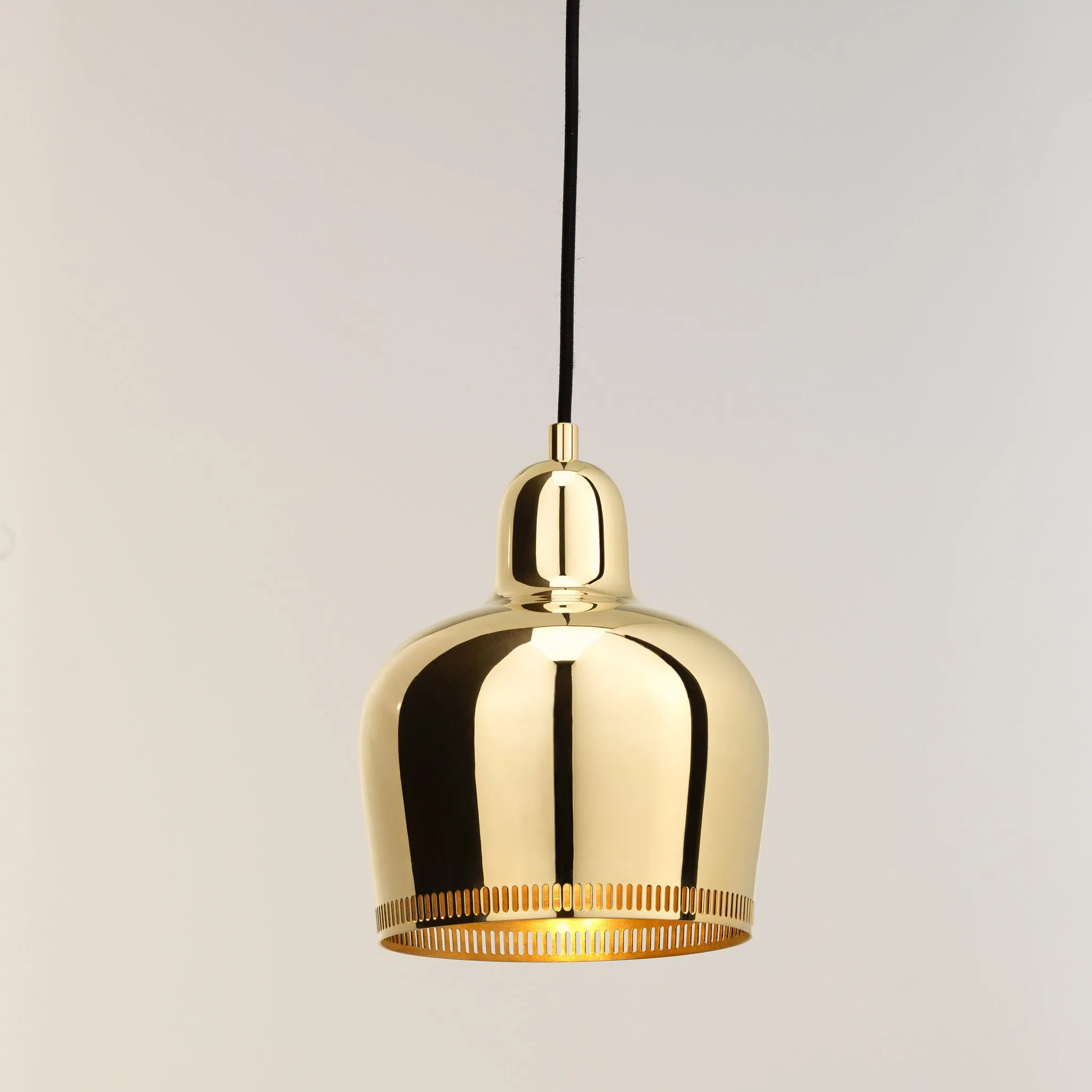 Artek Aalto Golden Bell A330S Pendant Light - Chrome