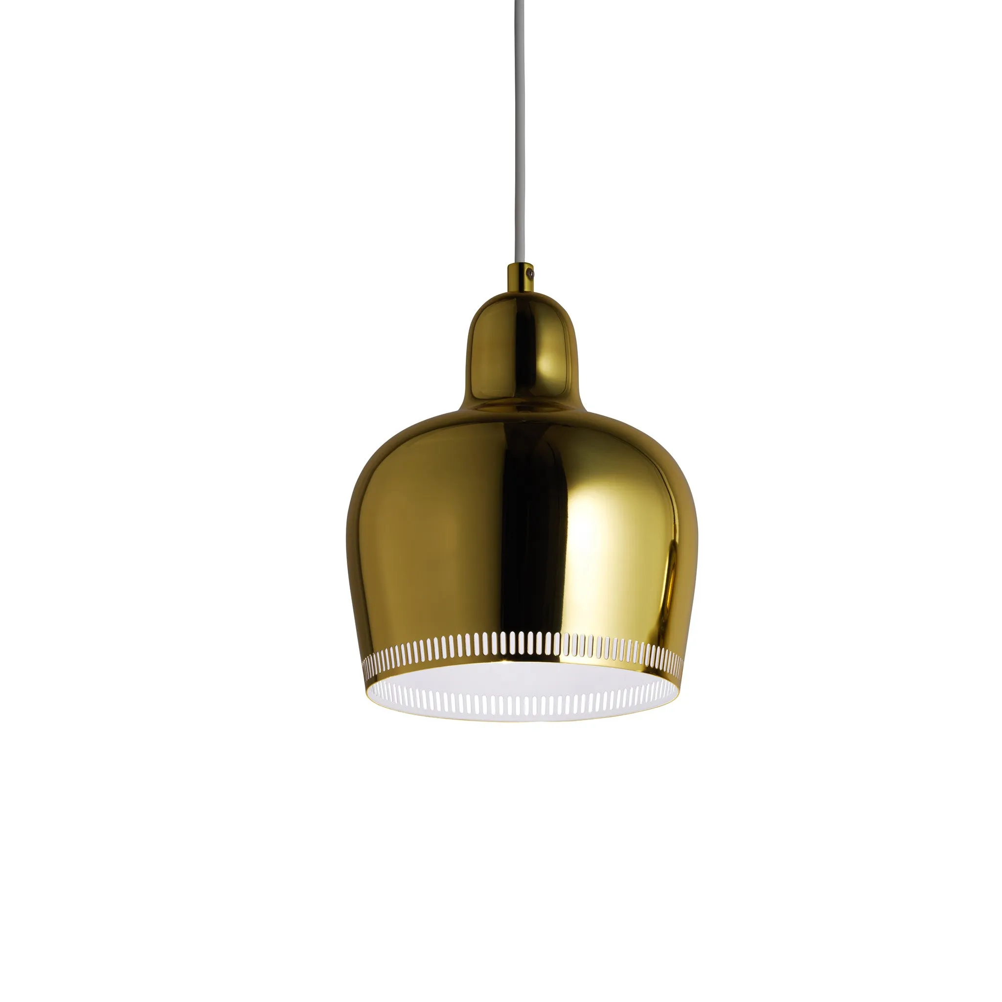 Artek Aalto Golden Bell A330S Pendant Light - Chrome