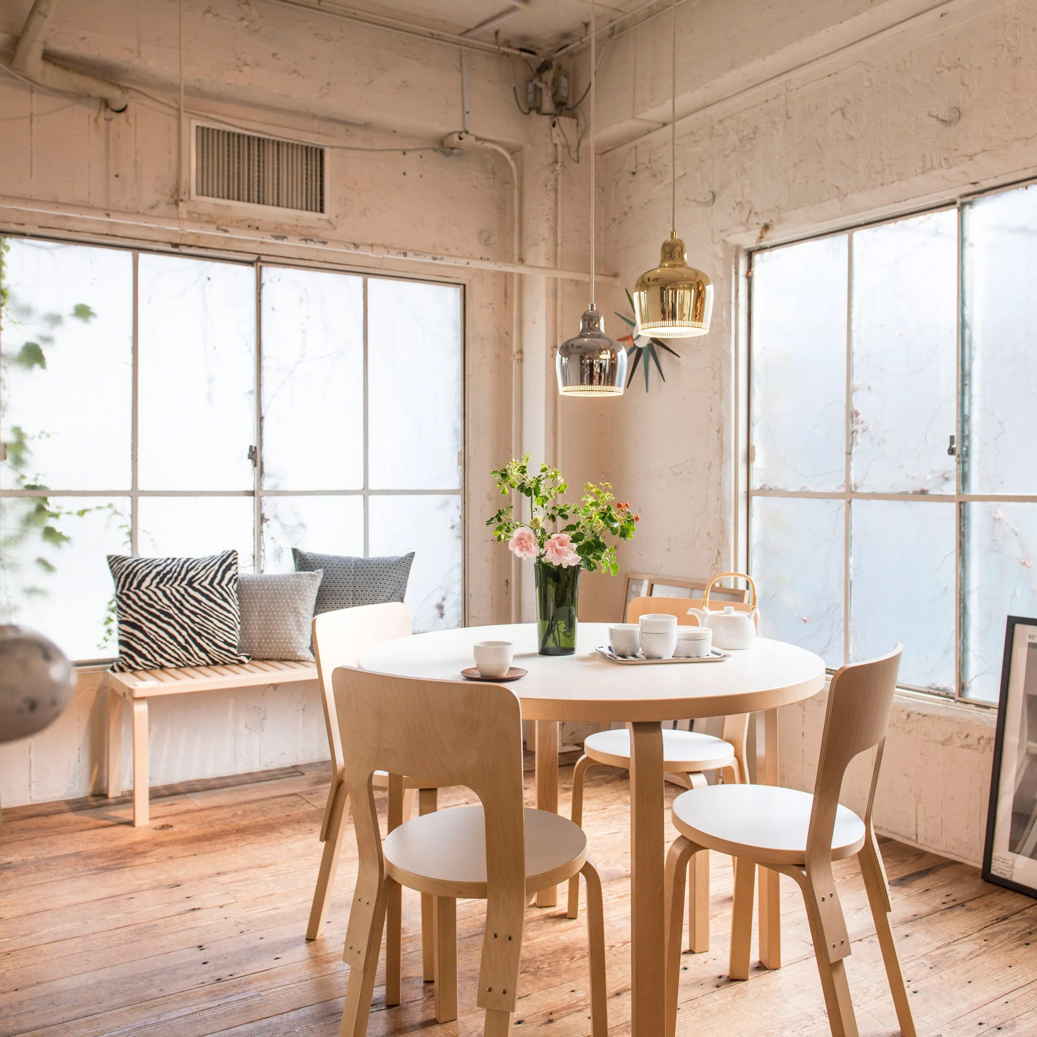 Artek Aalto Golden Bell A330S Pendant Light - Chrome