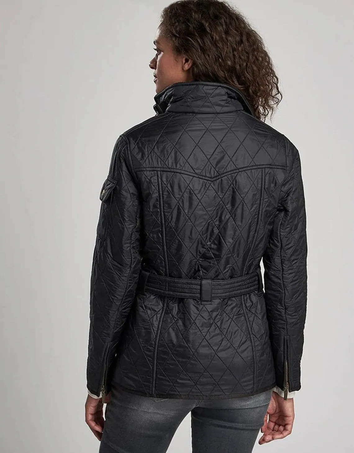 BARBOUR INTERNATIONAL POLARQUILT JACKET BLACK