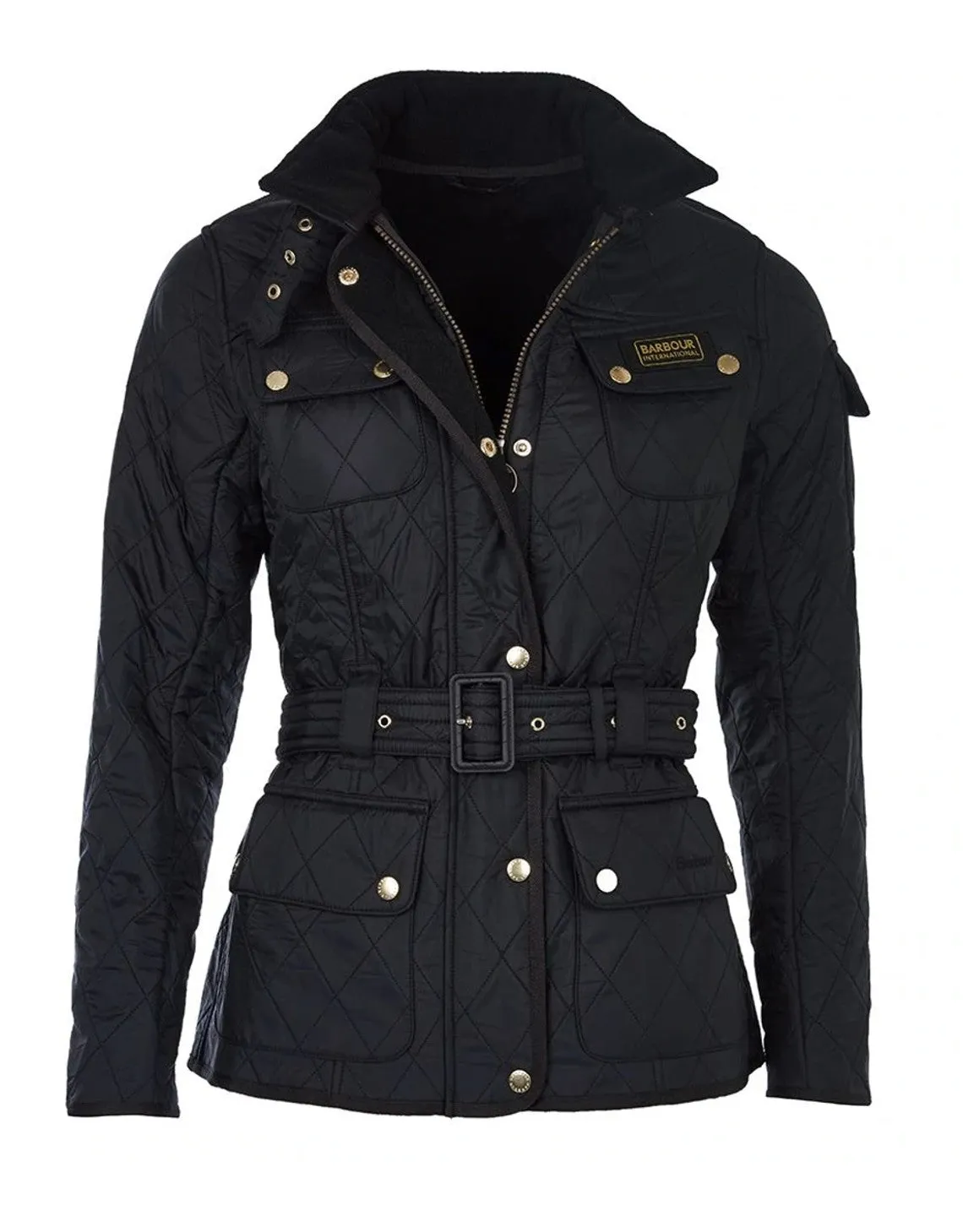 BARBOUR INTERNATIONAL POLARQUILT JACKET BLACK