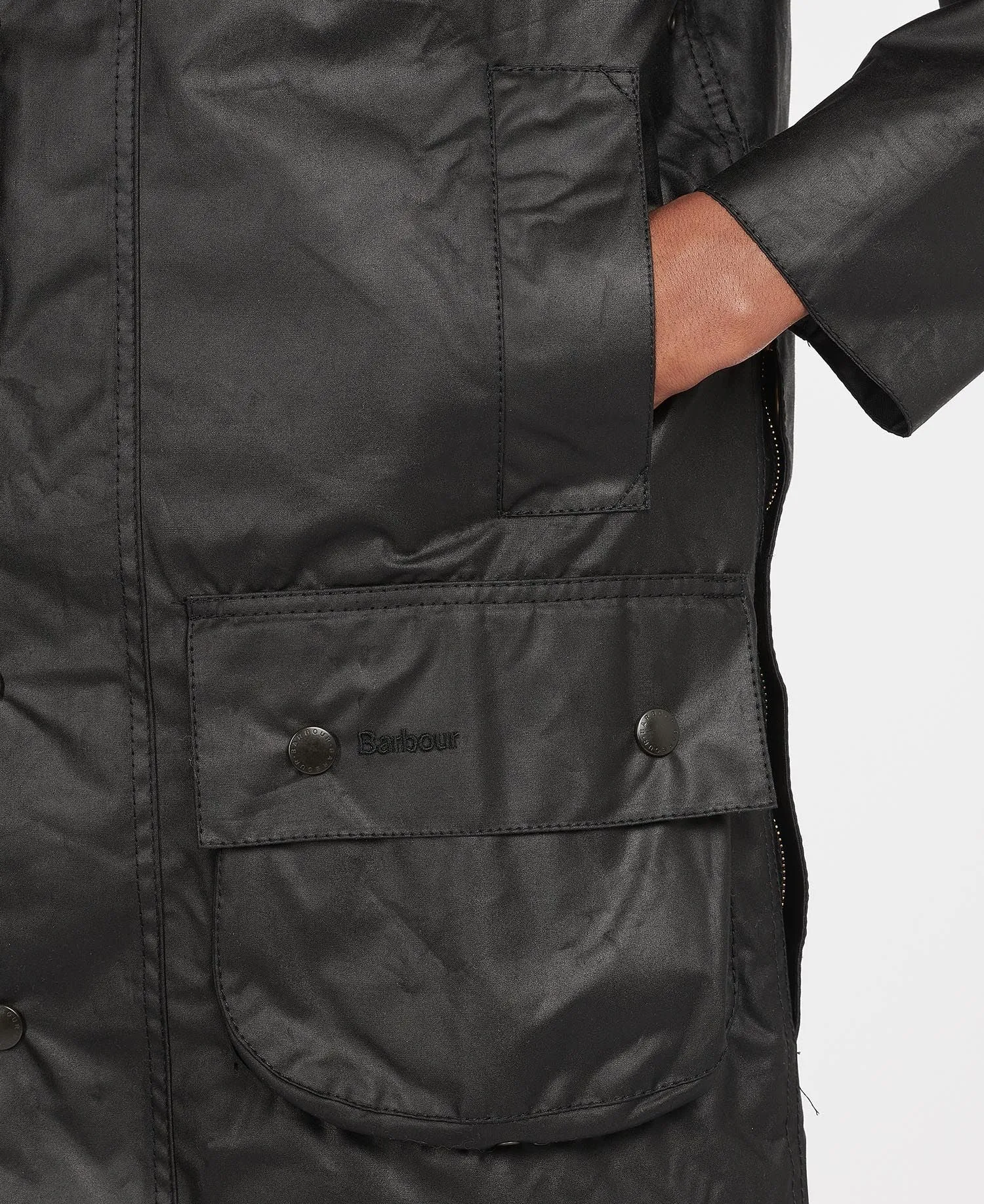 Beaufort Wax Jacket Black