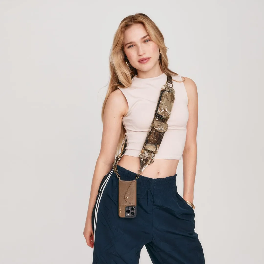 Billie Utility Crossbody with Case - Realtree/Gold