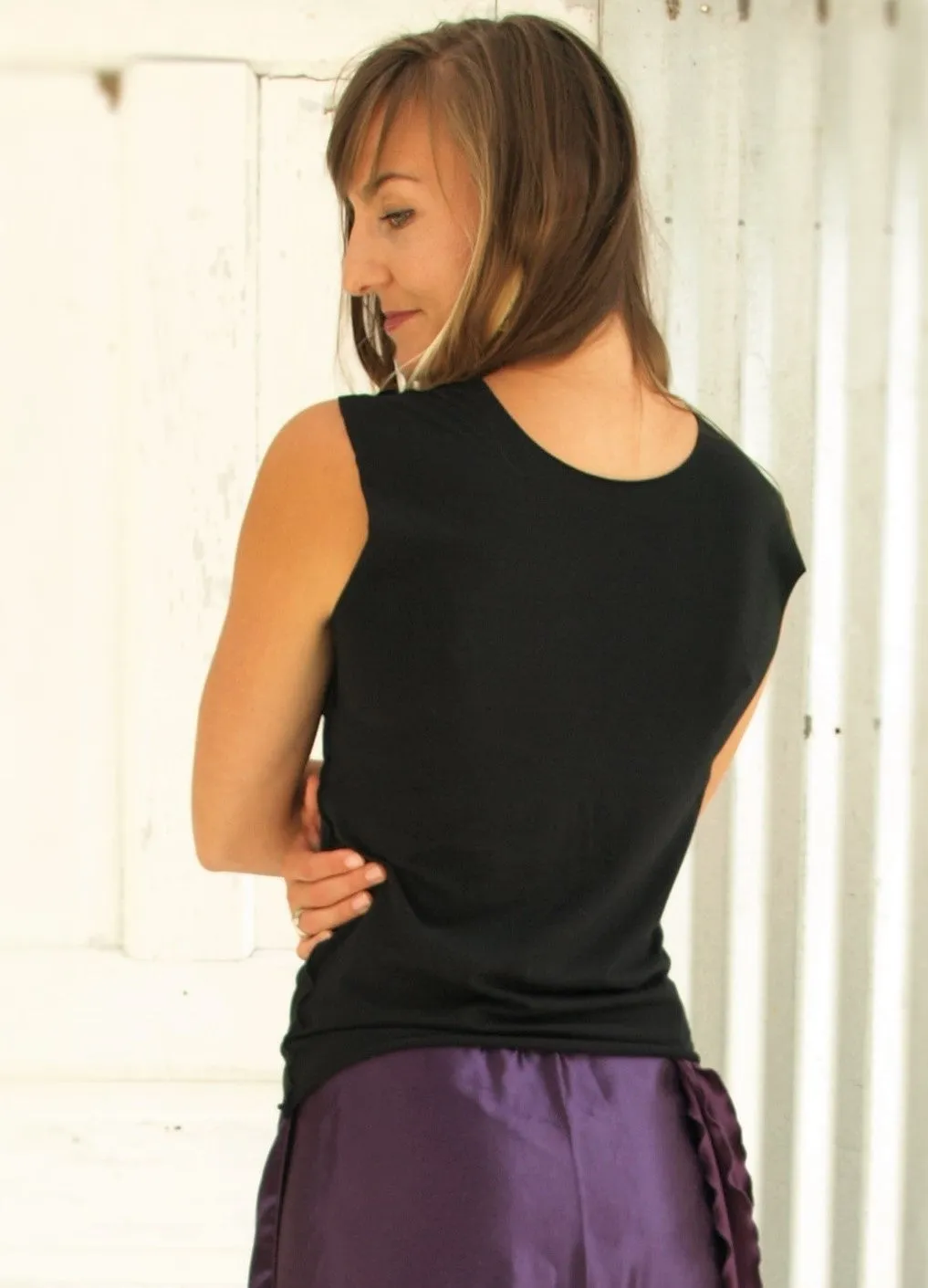 Black Lena Top