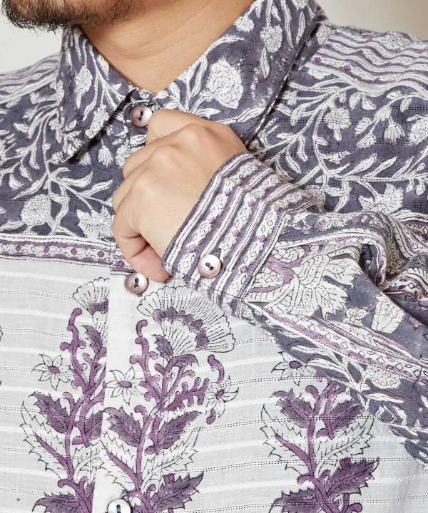 Block Print Men’s Shirt