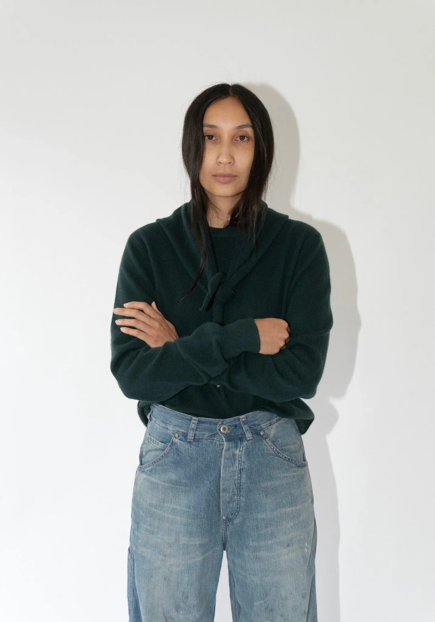 Cashmere Be Classic Sweater in Forest
