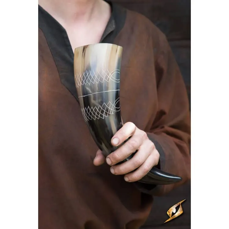 Chieftain drinking horn