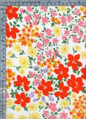 FLORAL PATCH PRINTED ON DBP | DTY BRUSHED [NFF220304-009]