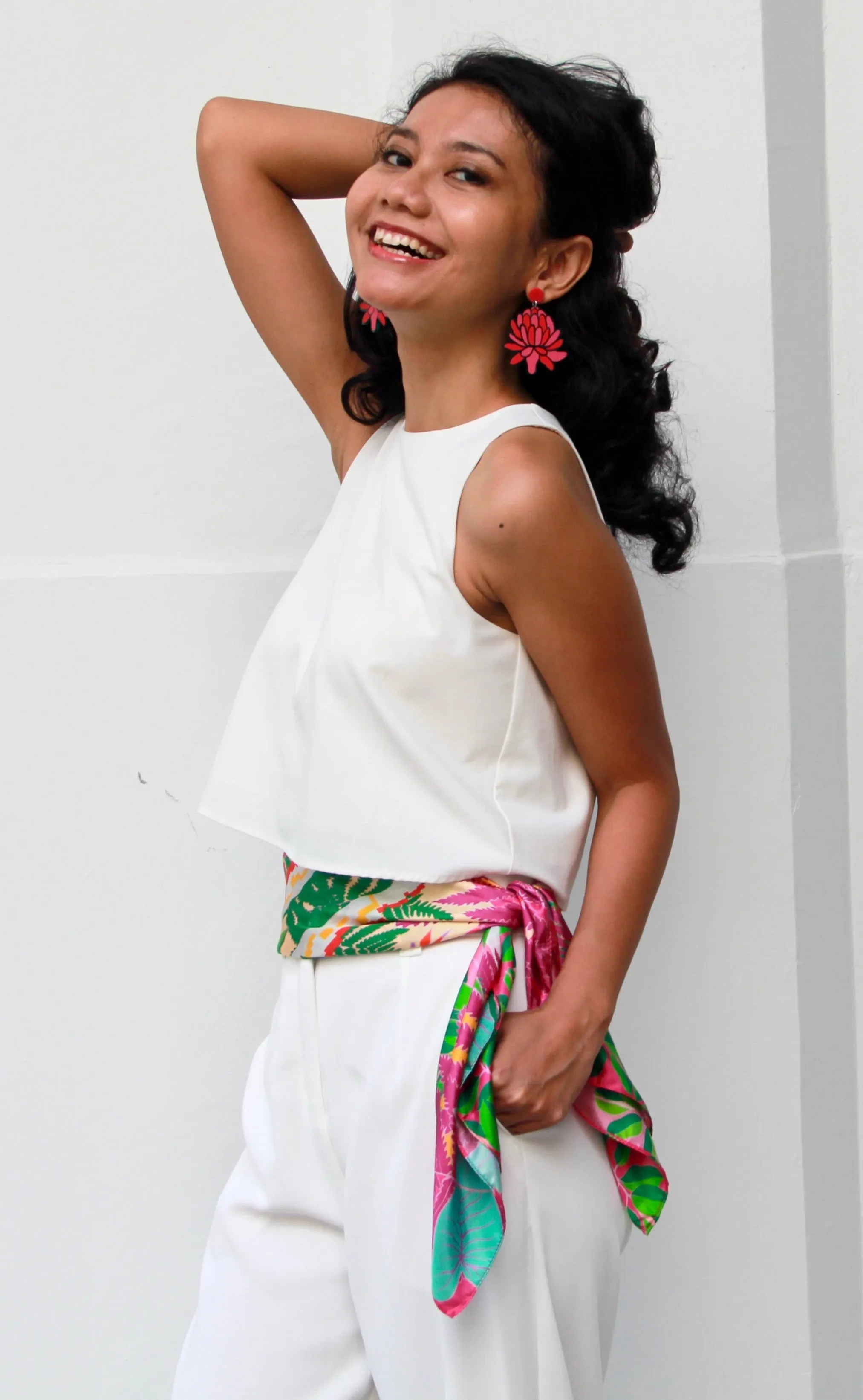Fort Canning Hill Silk Scarf