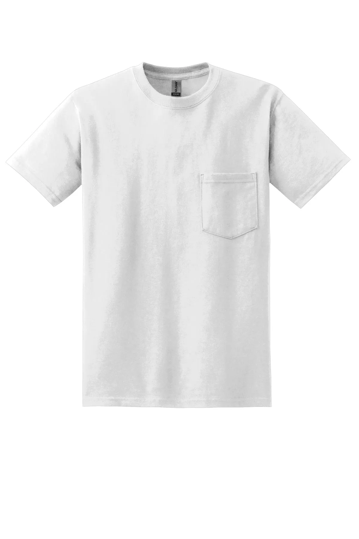 Gildan - DryBlend 50 Cotton/50 Poly Pocket T-Shirt. 8300