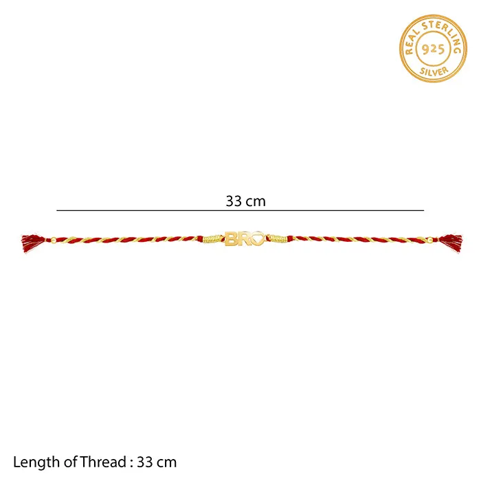 Golden Perfect BRO Rakhi