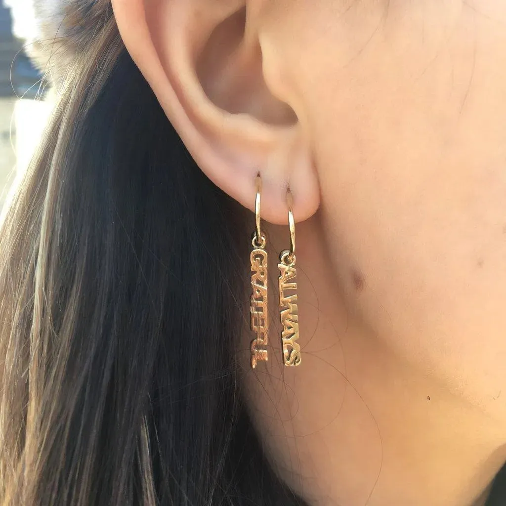 Golden Word Charms