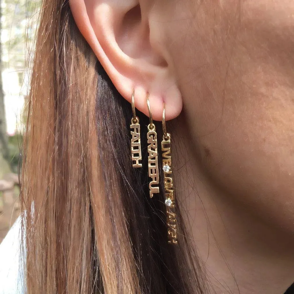 Golden Word Charms