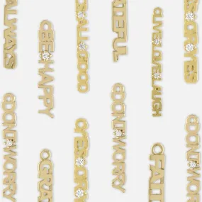 Golden Word Charms