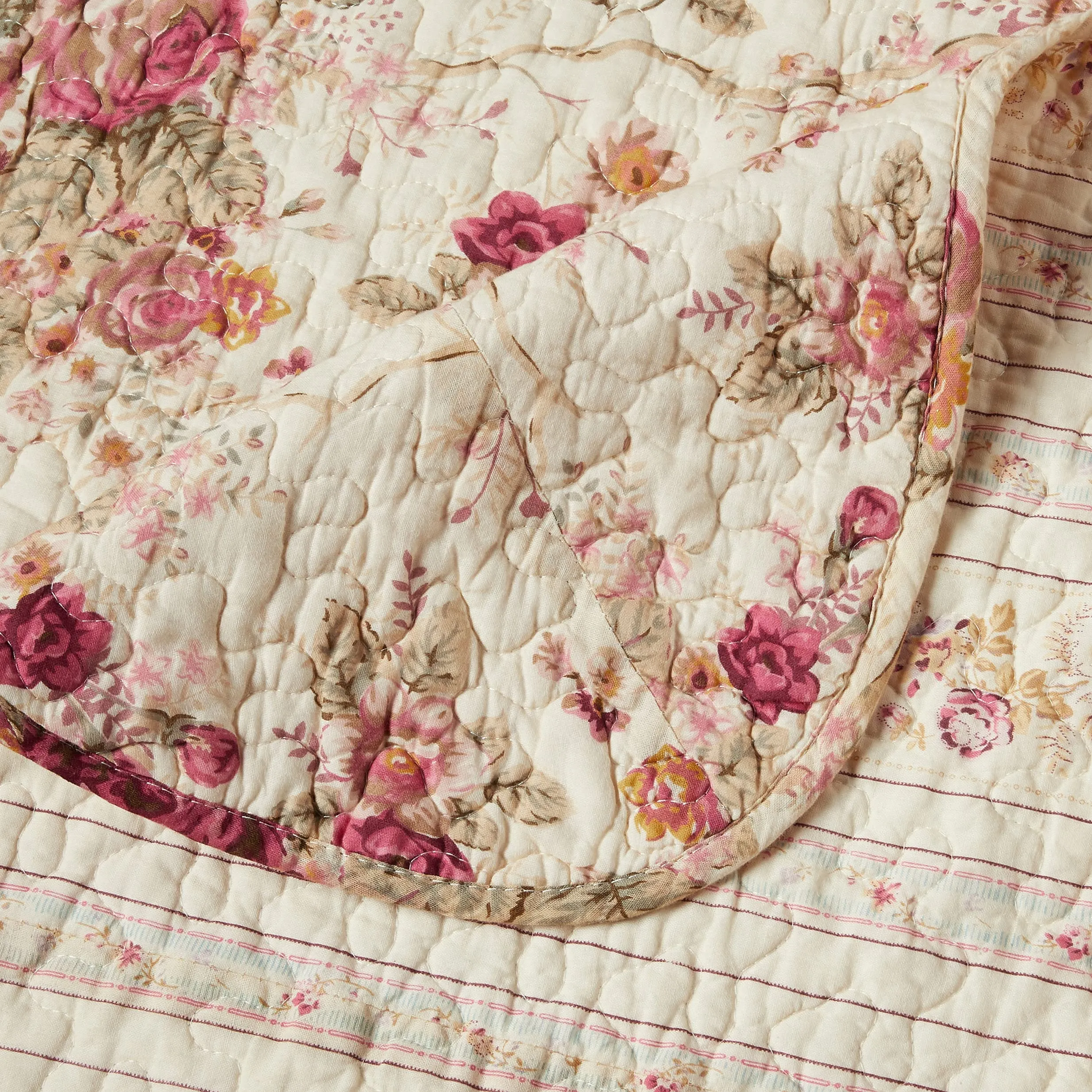 Greenland Home Antique Rose Full/Queen Quilt Set