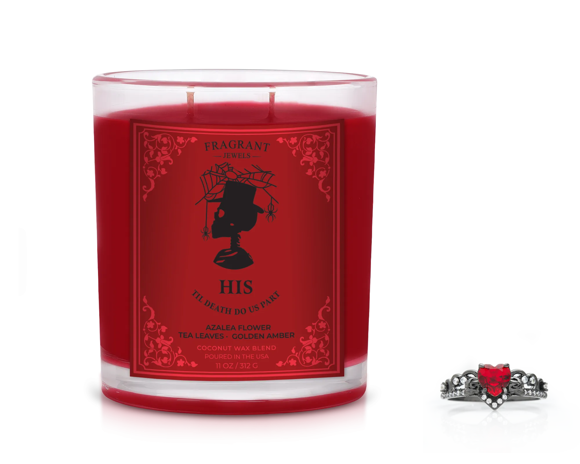 His - Til Death Do Us Part - Candle