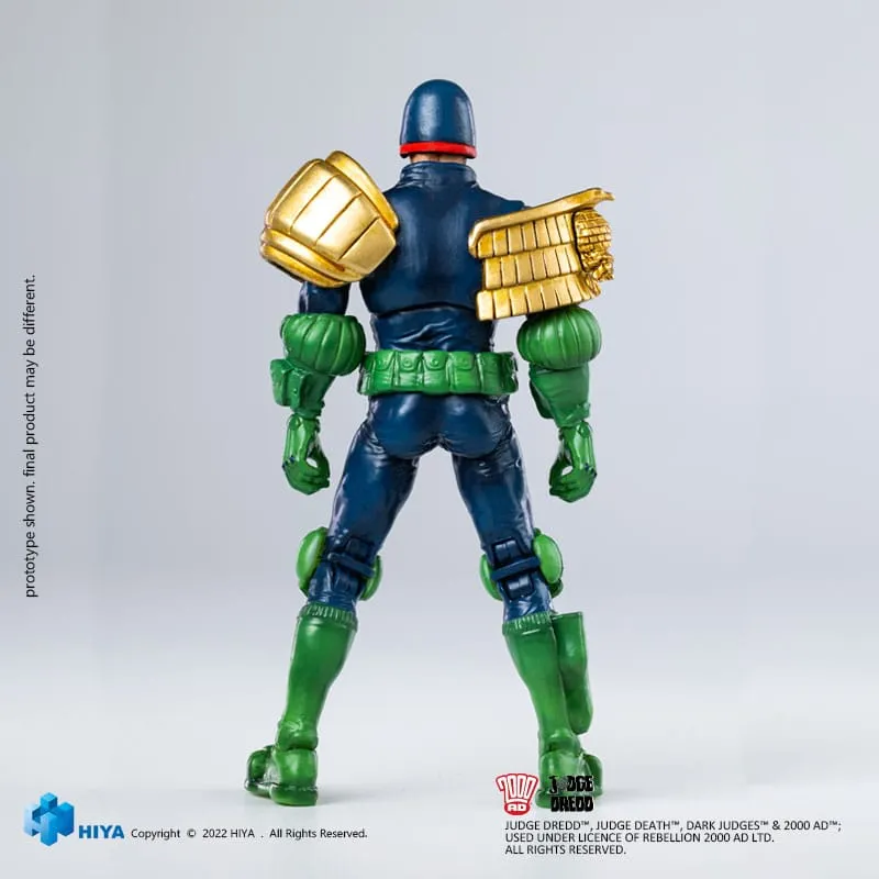 Hiya Toys 2000 AD Judge Dredd Gaze Into The Fist of Dredd Exquisite Mini 1/18 Action Figure