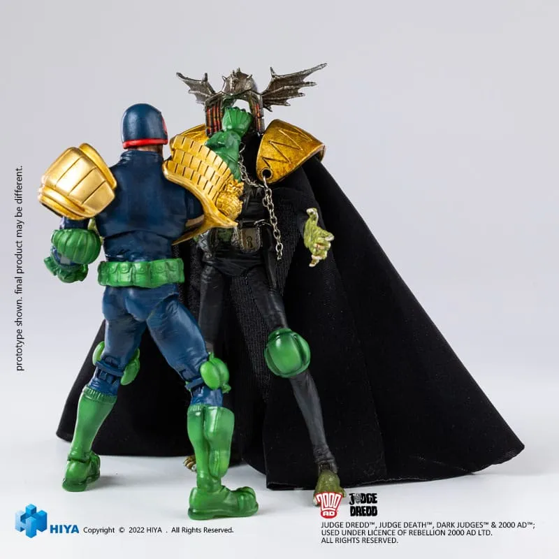 Hiya Toys 2000 AD Judge Dredd Gaze Into The Fist of Dredd Exquisite Mini 1/18 Action Figure