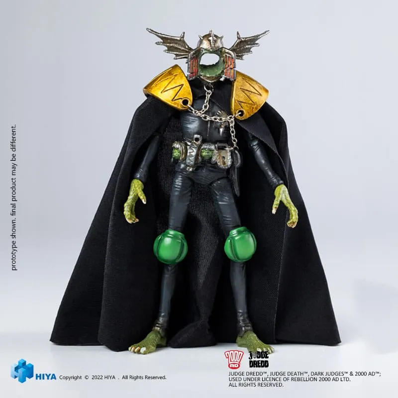 Hiya Toys 2000 AD Judge Dredd Gaze Into The Fist of Dredd Exquisite Mini 1/18 Action Figure
