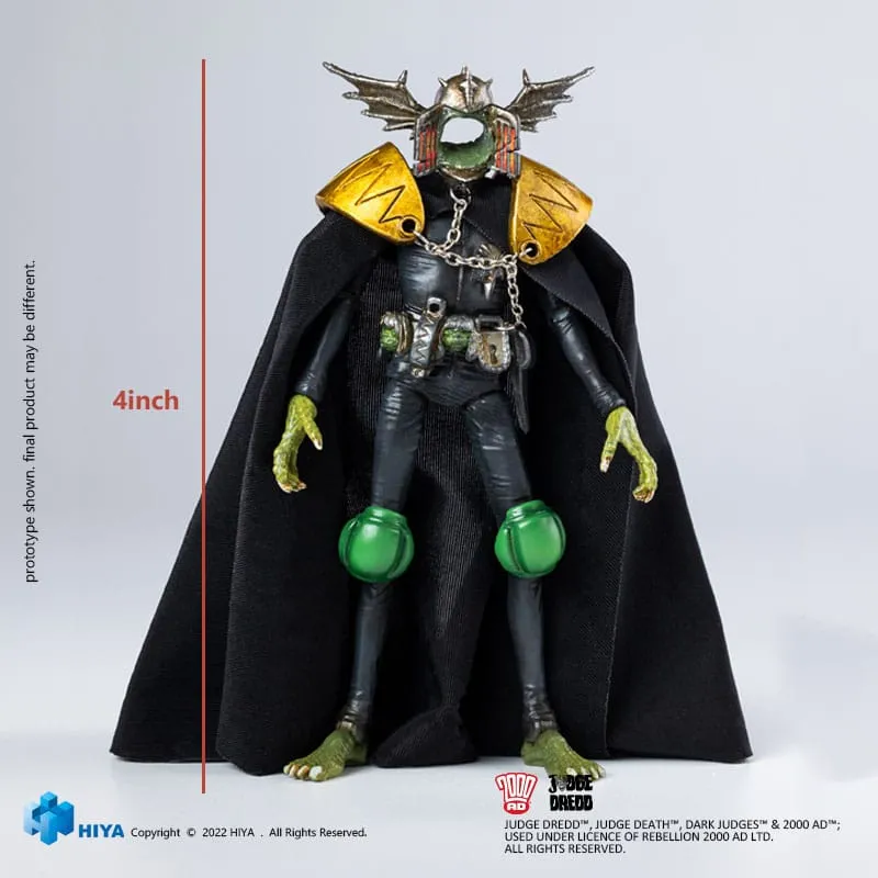 Hiya Toys 2000 AD Judge Dredd Gaze Into The Fist of Dredd Exquisite Mini 1/18 Action Figure