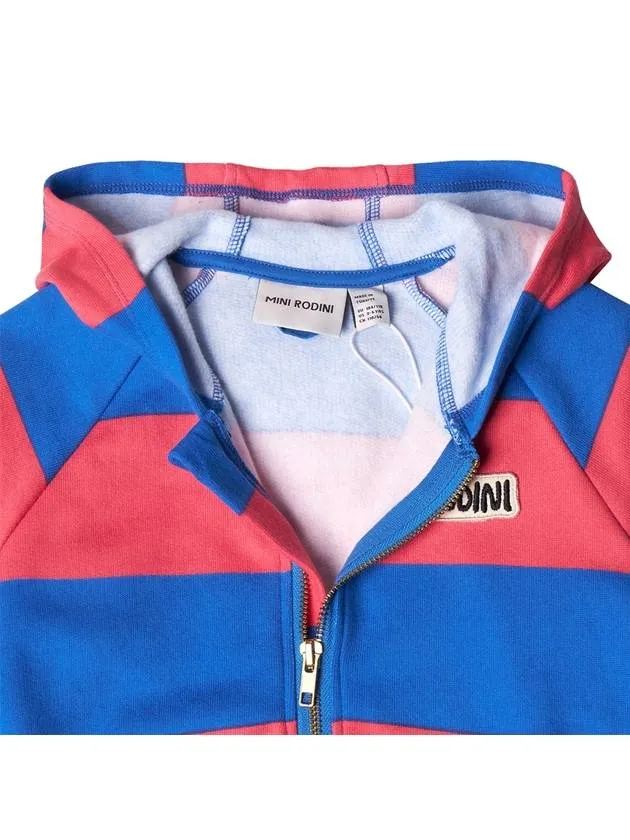 Kids brushed hood zip up 2372018528 PINK