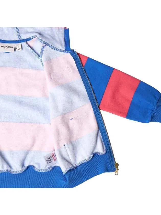 Kids brushed hood zip up 2372018528 PINK