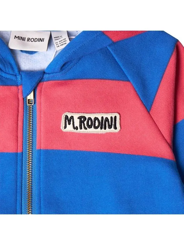 Kids brushed hood zip up 2372018528 PINK