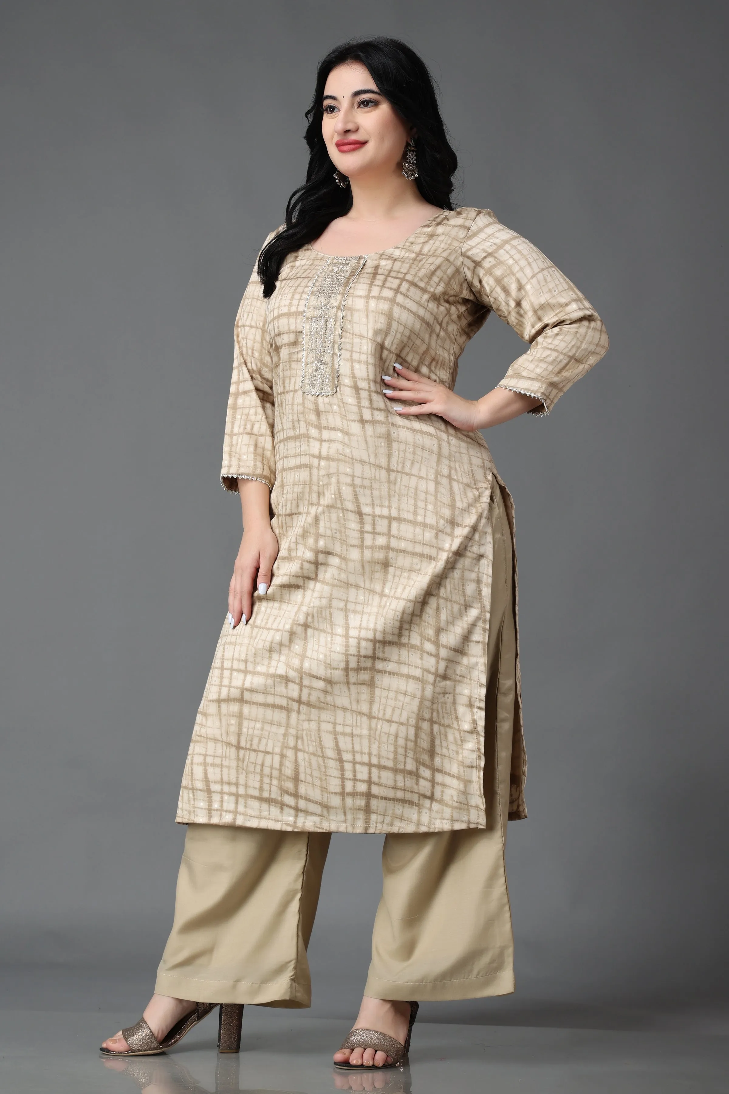 Life's Melody Modal Suit With Handwork