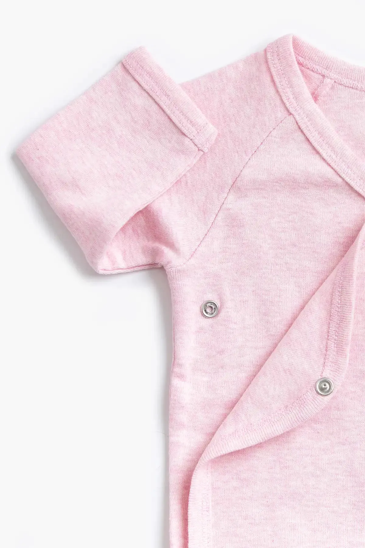 Long Sleeve Lucky Bodysuit_Light Pink Heather
