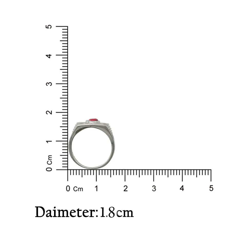 Silver Classical Maximum Design Boys Ring