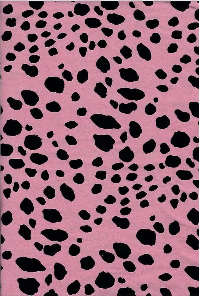 SUPER SOFT POLYESTER SPANDEX DBP / DTY BRUSHED CHEETAH [NFA190630-009]