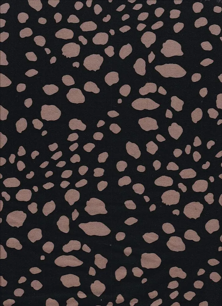 SUPER SOFT POLYESTER SPANDEX DBP / DTY BRUSHED CHEETAH [NFA190630-009]